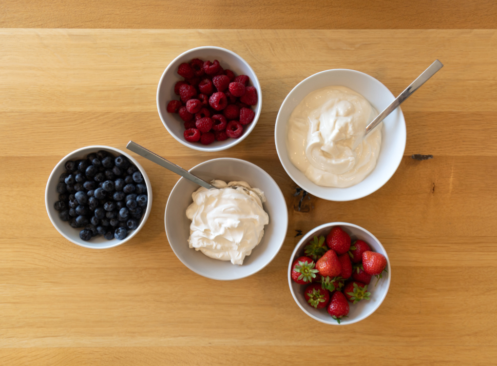 Flavours for whipped cream and yogurt