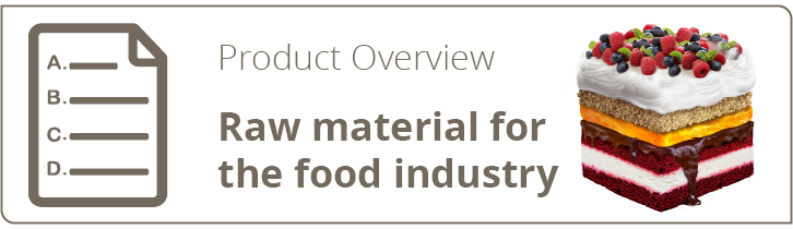 Food ingredients for the industry